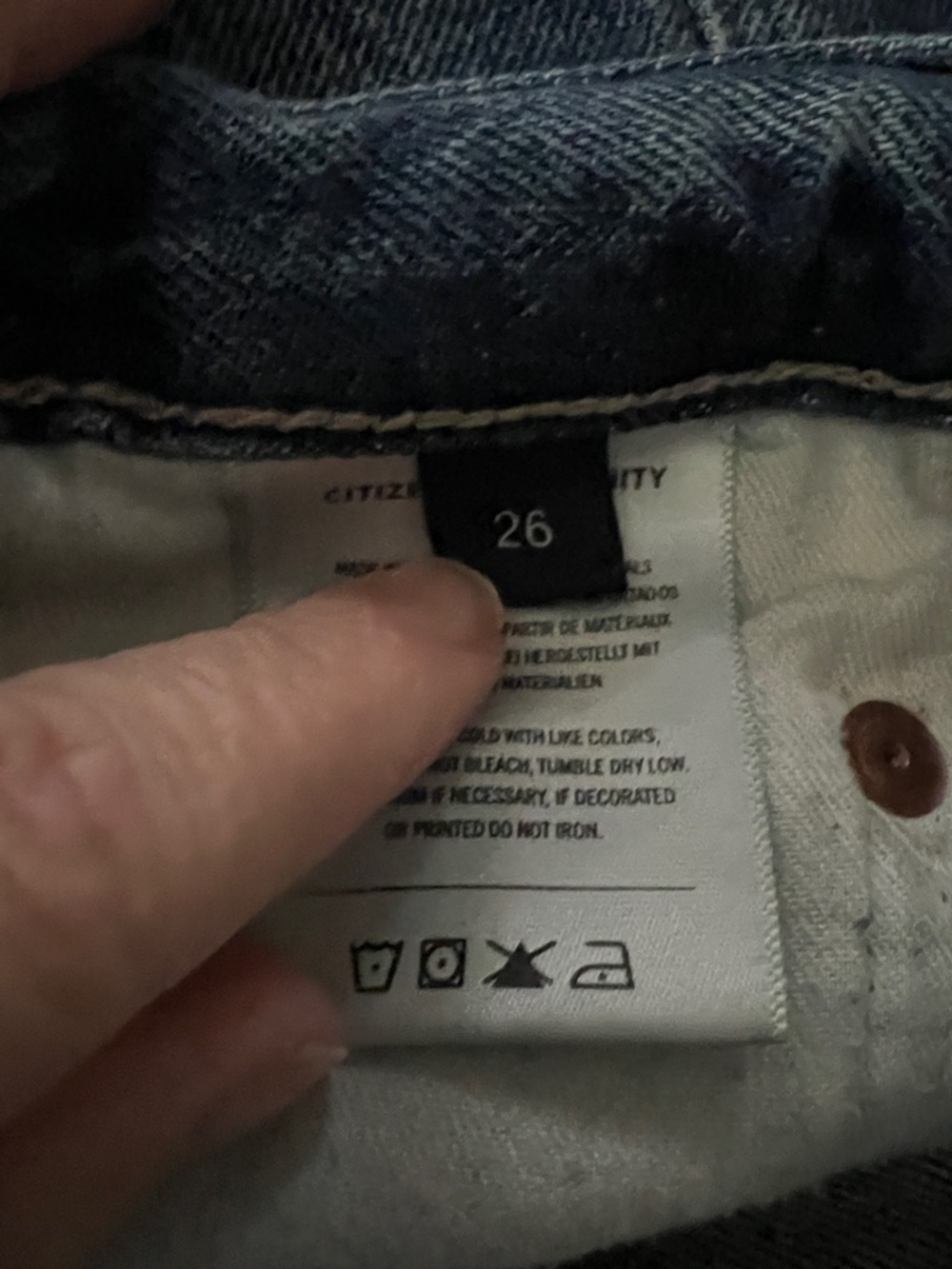 Citizens of Humanity Ayla Wide Leg Jean Women’s 26 - Picture 9 of 11